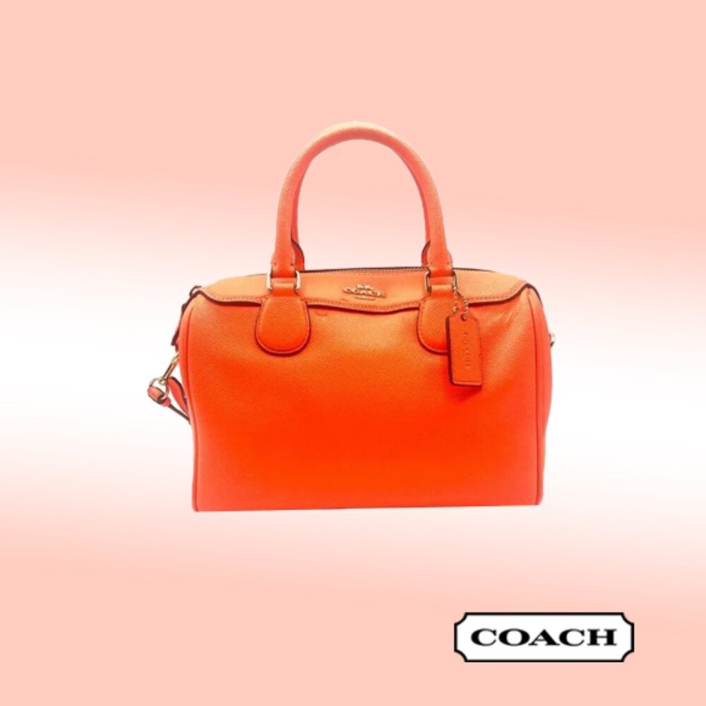 Coach Mini Bennet Satchel - Neon Orangs